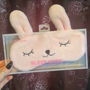 pink bunny spa solutions sleep mask